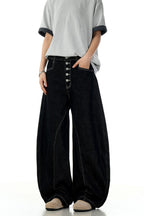 Black Blade Raw Jeans