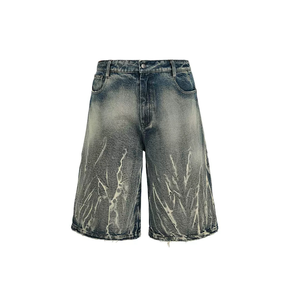 Lightning Pattern Jorts