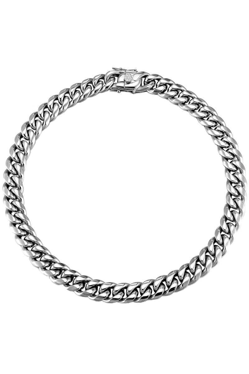 Titanium Cuban Chain Necklace