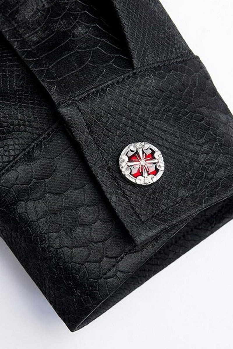 Snakeskin Panel Bomber Jacket