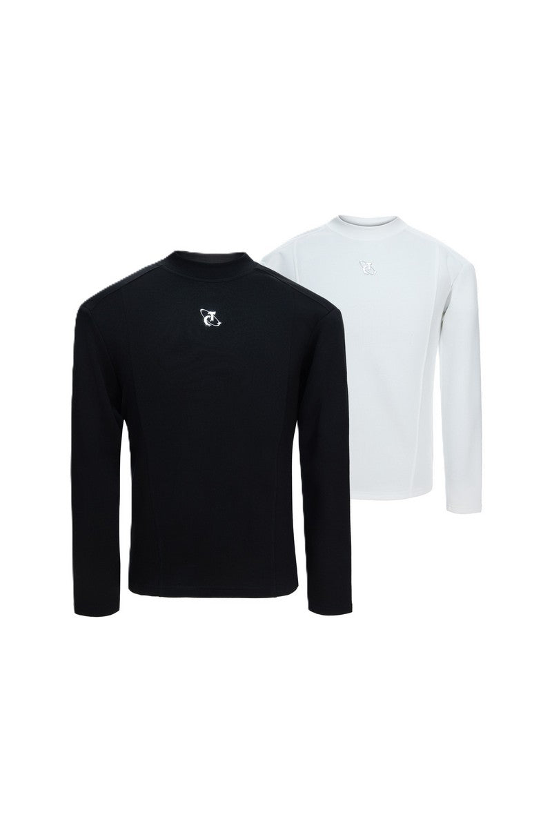 Soft Stretch Mock Neck Top