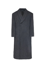 Wool Peaked Lapel Tailored Coat