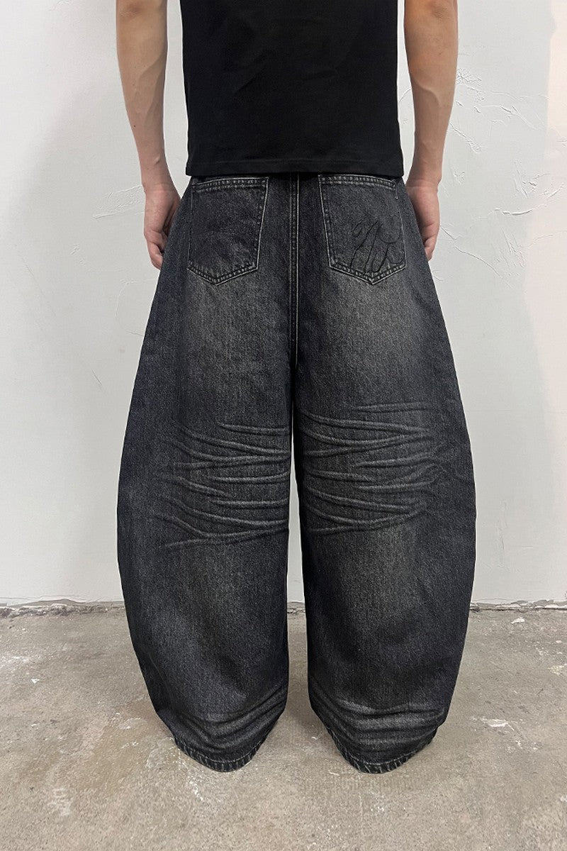 Vintage Loose Washed Jeans