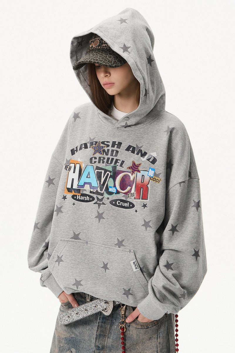 Allover Star Street Hoodie
