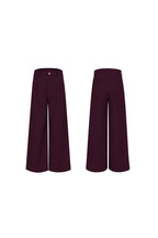 Structured Wool Blend Dress Pants