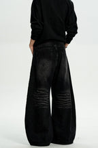 Black Whiskered Blade Jeans