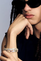 Color Diamond Tennis Bracelet