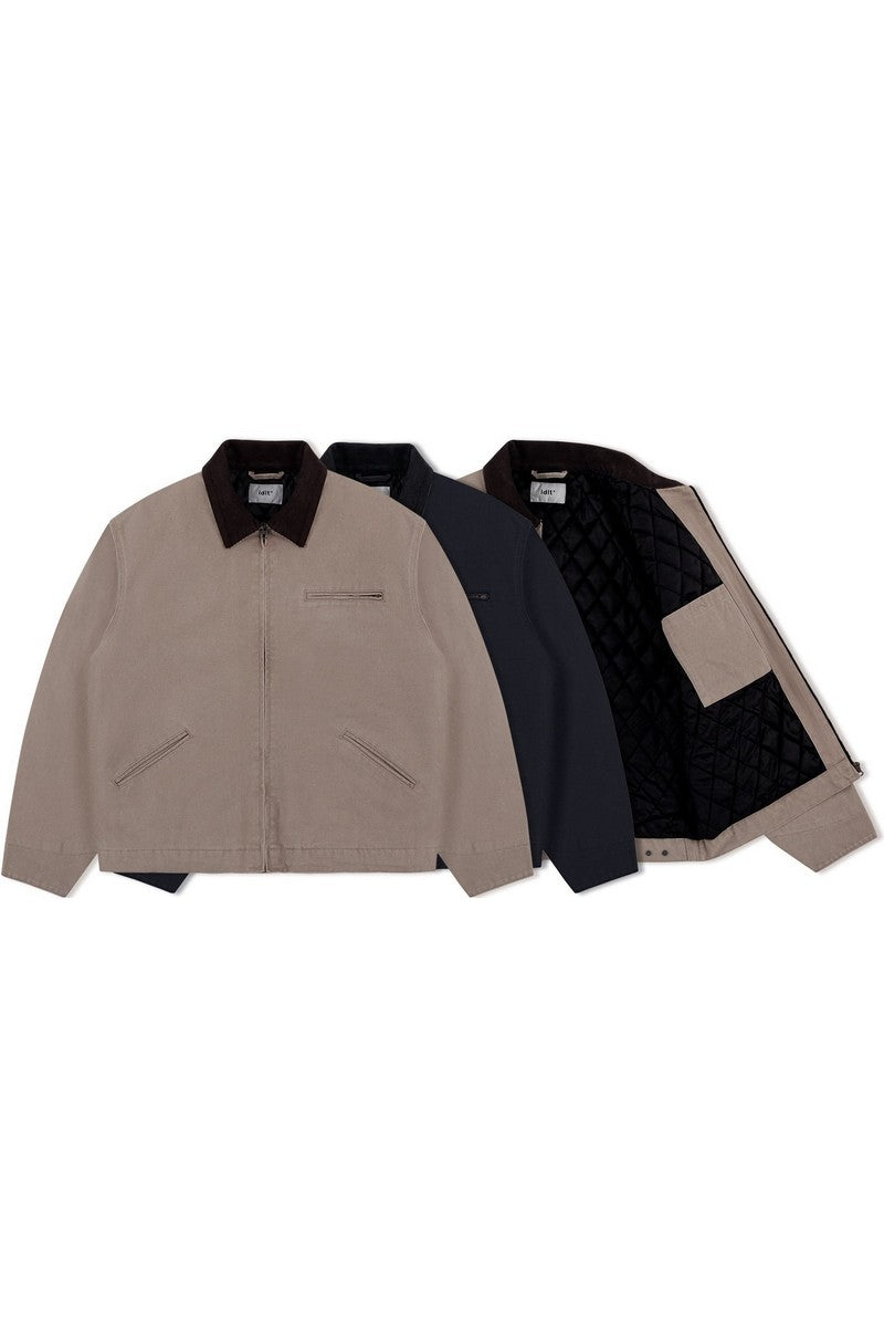 Washed Canvas Padded Detroit Work Jacket