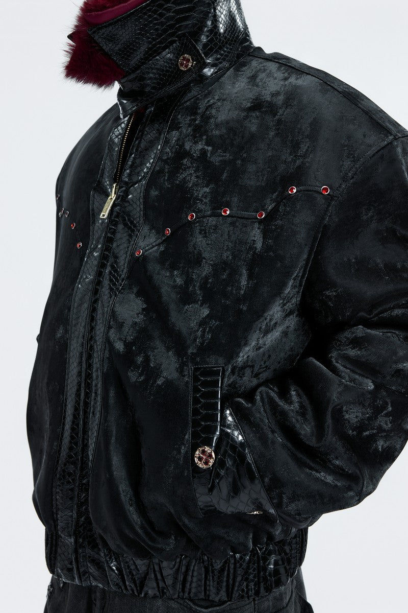 Reversible Mink Fur Puffer Jacket