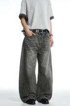 Whiskered Black Gold Jeans