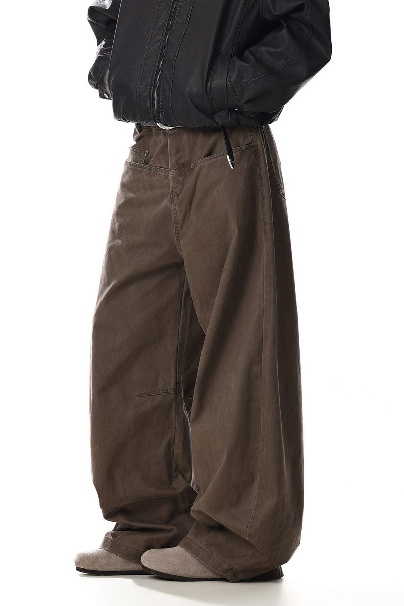 Vintage Curved Cargo Pants