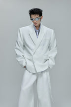 Waffle Textured Pearl Blazer