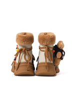 Khaki Chunky Snow Boots