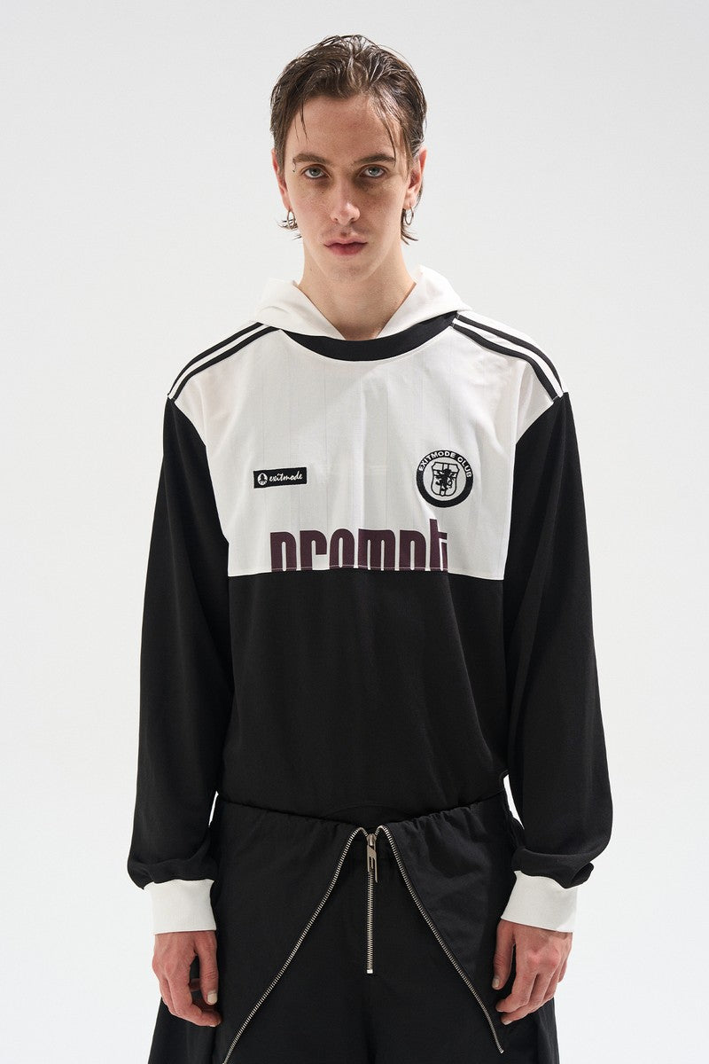 Colorblock Inverted Hoodie Tee