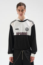 Colorblock Inverted Hoodie Tee