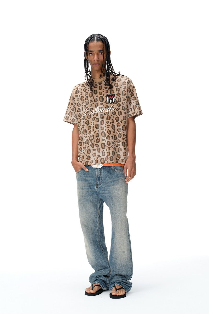 Leopard Print Sports Tee
