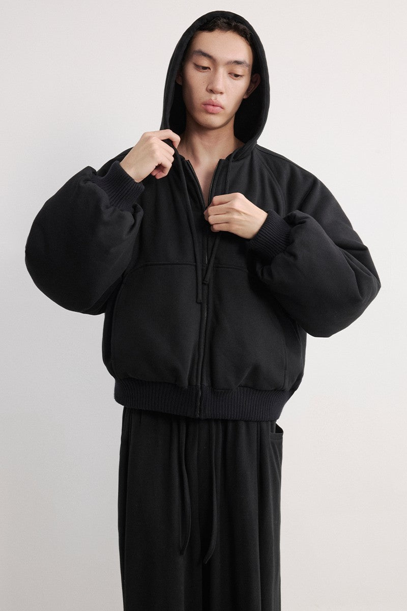 Oversized Reversible Nylon Bomber