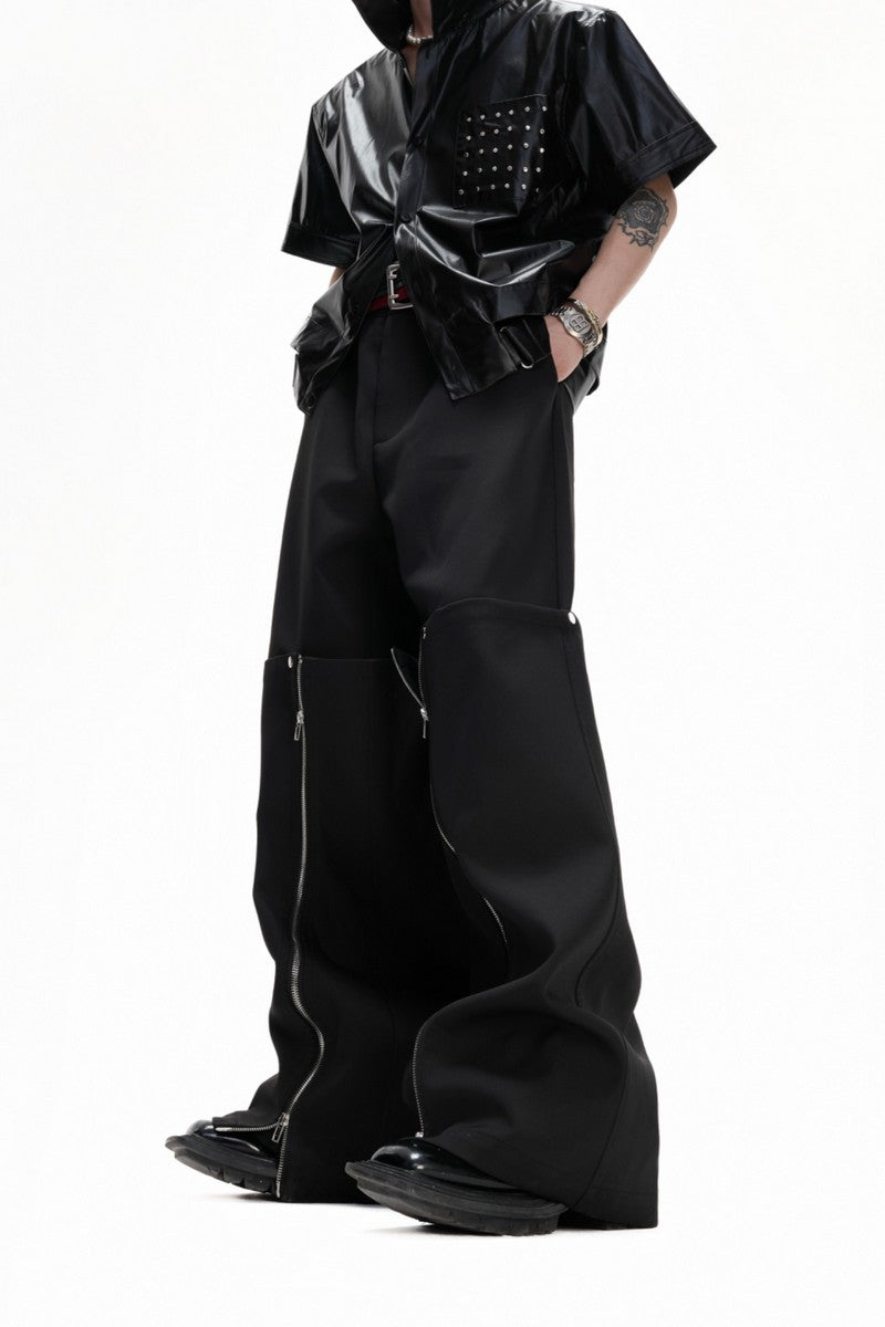 Deconstructed Layered Utility Pants