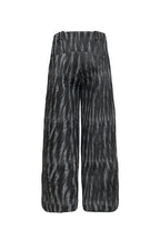 Jacquard Wide Leg Utility Pants