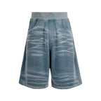 Distressed Heavyweight Loose Shorts