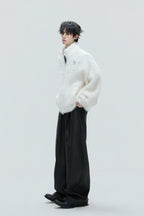 Pearl Fleece Knit Cardigan