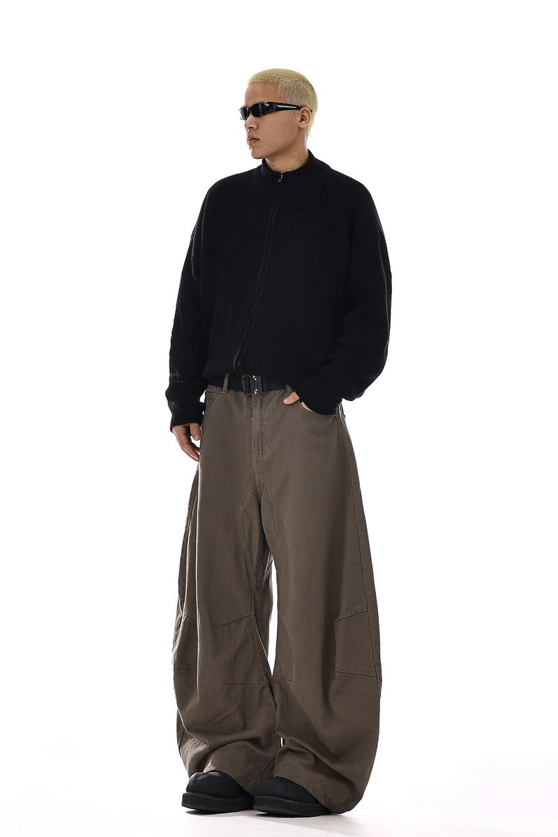 Vintage Loose Blade Deconstructed Jeans