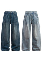 Washed Vintage Baggy Jeans