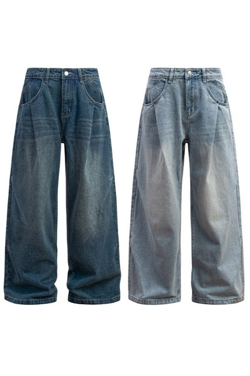 Washed Vintage Baggy Jeans