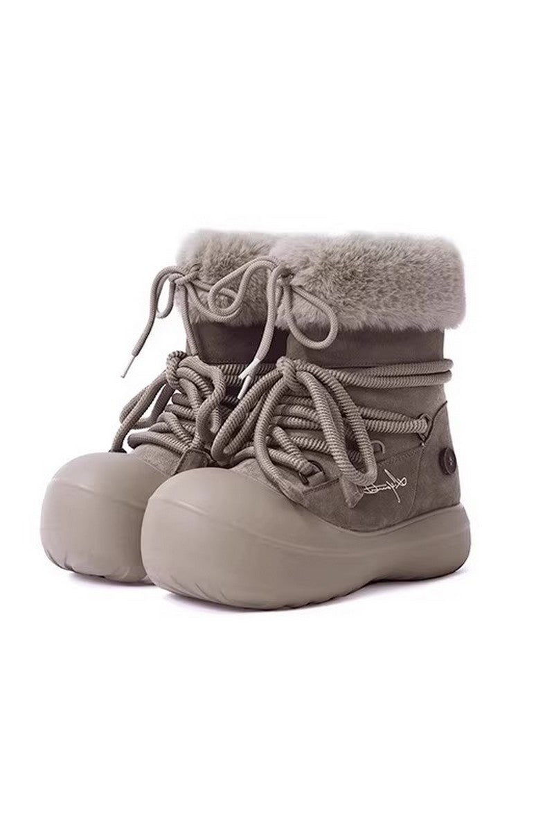Fleece Lined Snow Boots