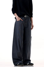 Distressed Gray Relaxed Cargo Pants