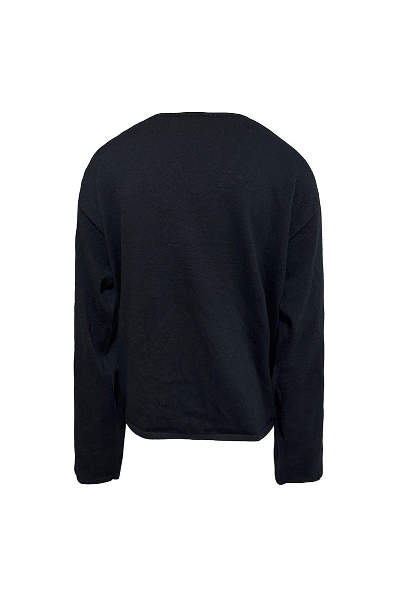 Jacquard Twin Dogs Knit Sweater