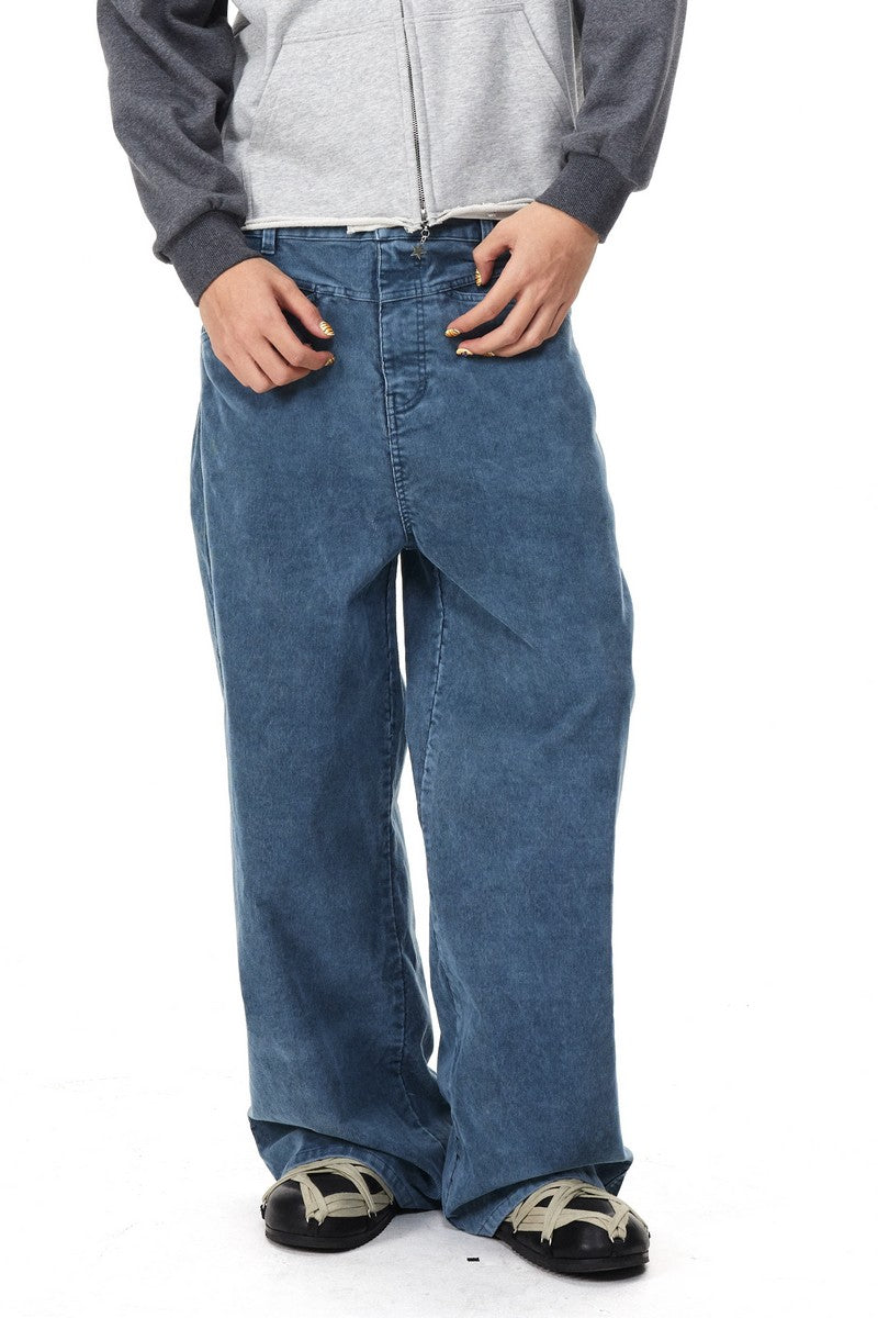 Washed Corduroy Pants