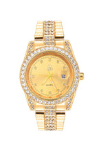 Diamond Pave Date Watch