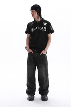 Studded Skull Polo Shirt