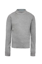 Ribbed Raglan Knit Sweater