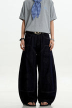 Flared Raw Denim Carpenter Jeans