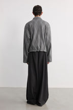 Diamond Quilted Fleece Jacket