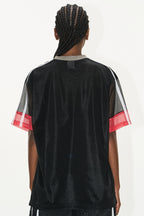 Colorblock Mesh Panel Sports Tee