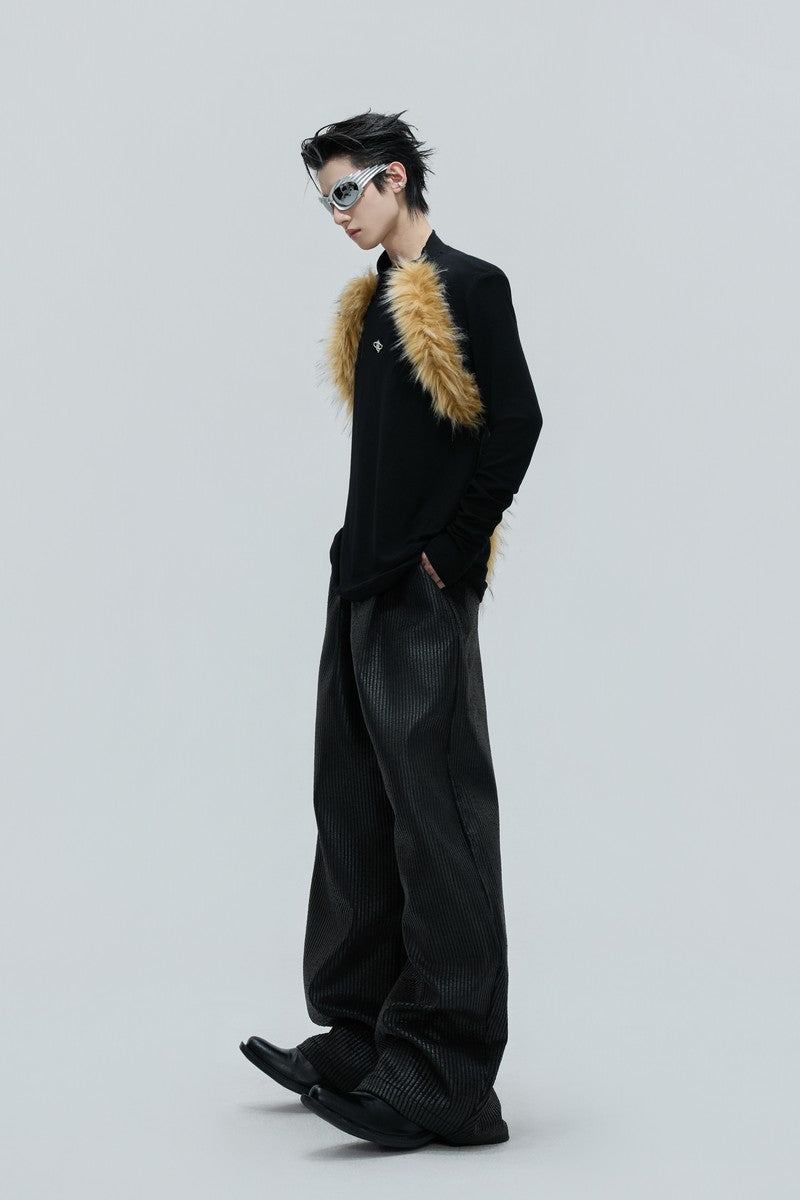 Furry Turtleneck Base Layer