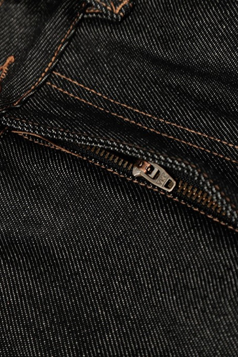 Raw Denim Straight Jeans