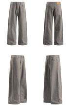 Washed Blue Flared Pants