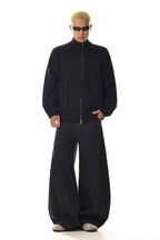 Loose Knit Cardigan Sweater