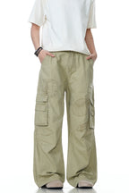 Distressed Multi-Pocket Cargo Pants
