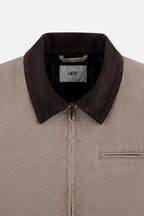 Washed Canvas Padded Detroit Work Jacket