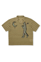 Striped Colorblock Polo Tee