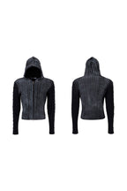 Fitted Gradient Cable Knit Cardigan