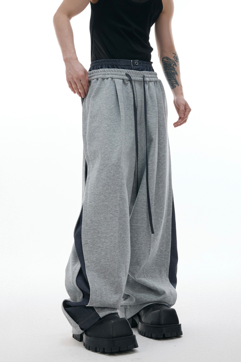 Panel Design Sweatpants