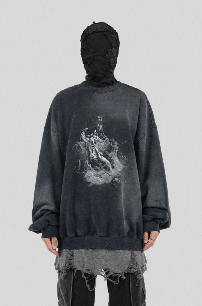 Flood Printed Sweater