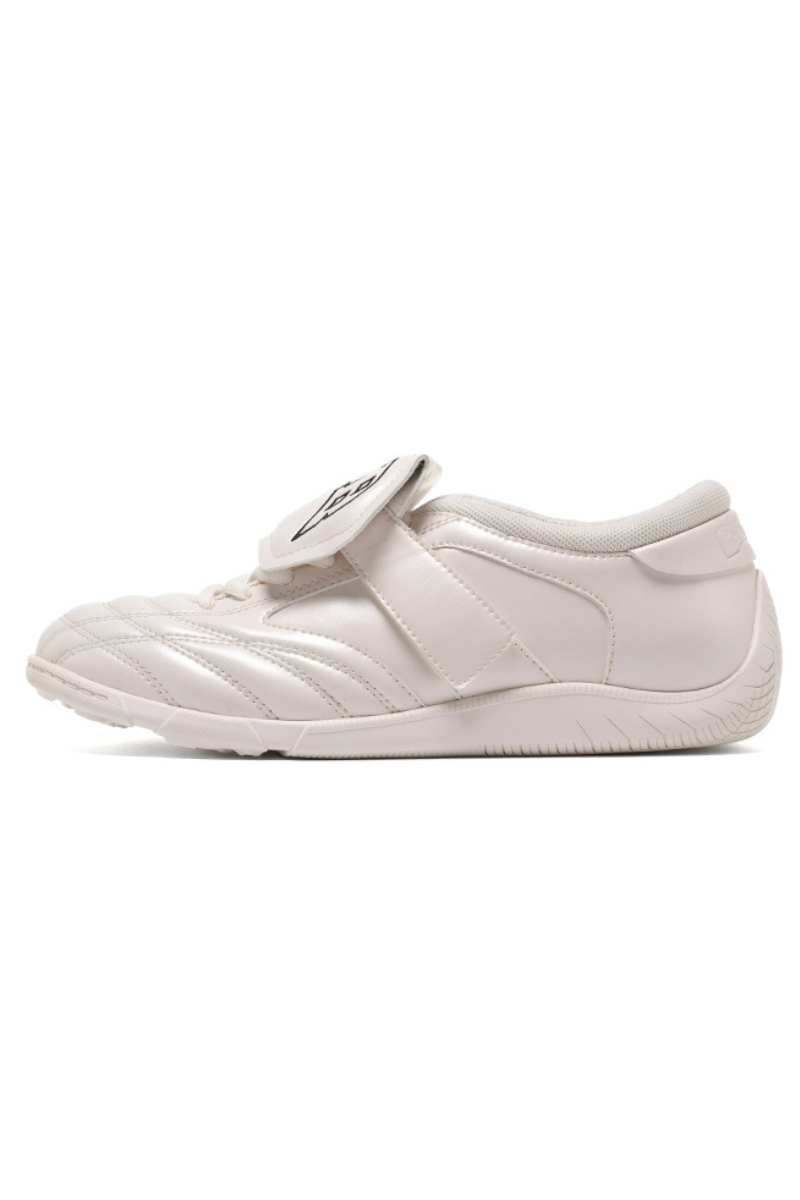 Pearl White Mary Jane Trainers