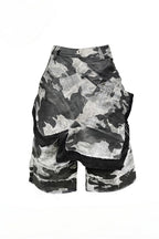 Camo Waxed Zip Shorts